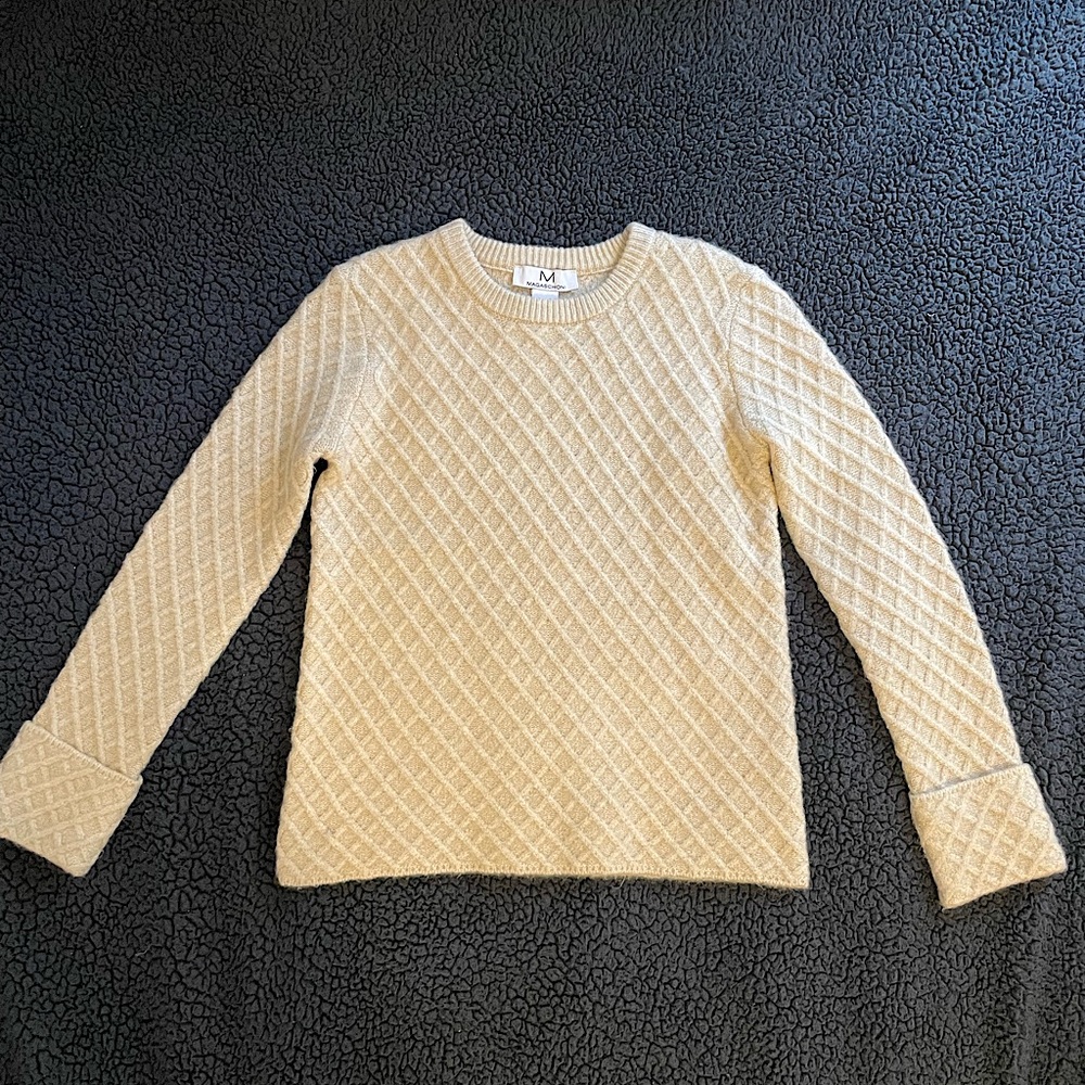 Magaschoni cream sweater